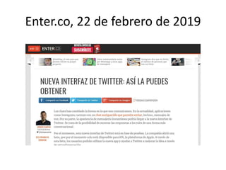 Enter.co, 22 de febrero de 2019
 