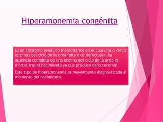 Hiperamonemia PPT
