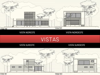 VISAS
VISTA NORESTE VISTA NOROESTE
VISTA SURESTE VISTA SUROESTE
 