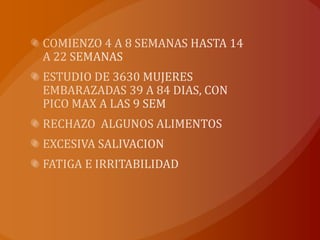 VOMITO SEVERO Y PERSISTENTE,  0.5- 2%.