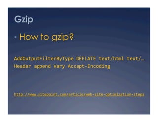 Don't make me wait! or Building High-Performance Web Applications | PDF