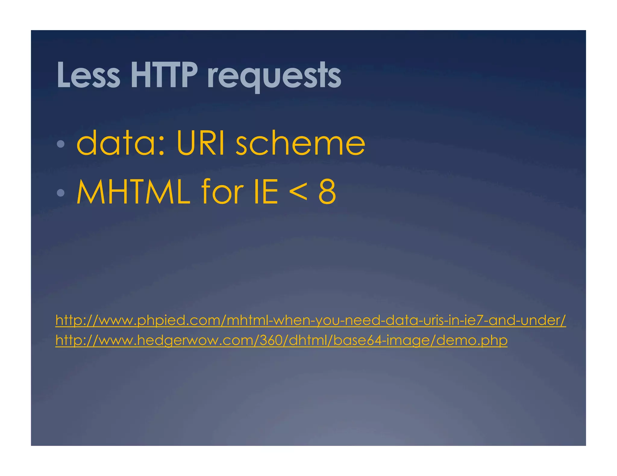 High Performance Kick Ass Web Apps (JavaScript edition)