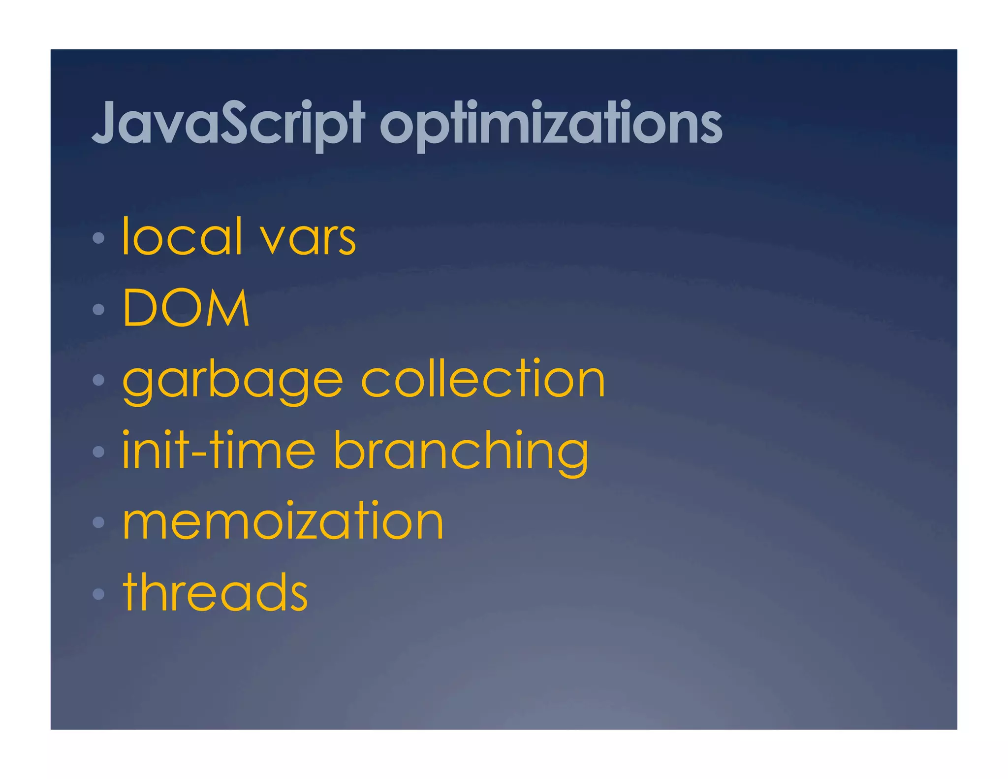 High Performance Kick Ass Web Apps (JavaScript edition)