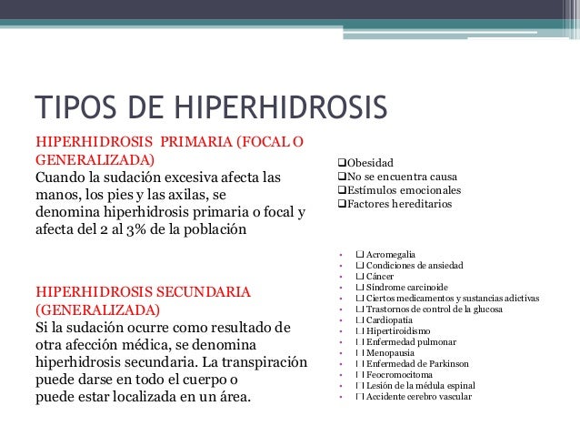 Hiperhidrosis Medlineplus Enciclopedia Mdica