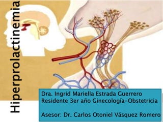Dra. Ingrid Mariella Estrada Guerrero
Residente 3er año Ginecología-Obstetricia
Asesor: Dr. Carlos Otoniel Vásquez Romero
 