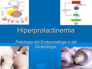 HiperprolactinemiaHiperprolactinemia
Patología del Endocrinólogo o delPatología del Endocrinólogo o del
Ginecólogo.Ginecólogo.
 