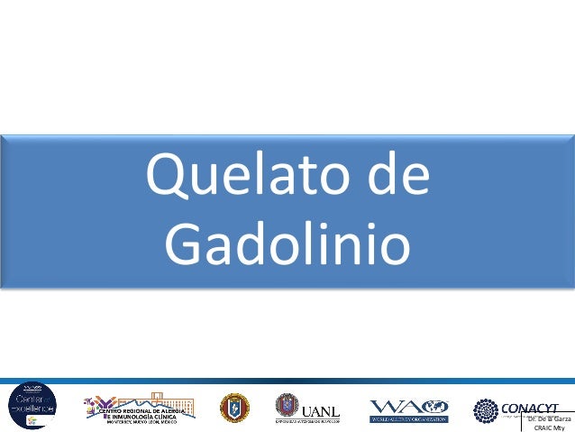 Contraste gadolinio - dropthai