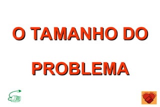 O TAMANHO DO
O TAMANHO DO
PROBLEMA
PROBLEMA
 