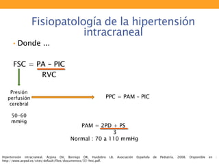 Ppc Normal Hipertensión intracraneana | PPTX