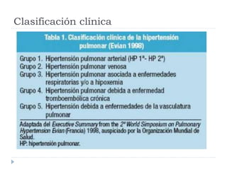 Clasificación clínica
 