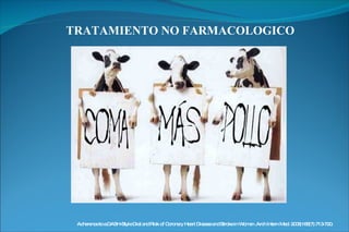 TRATAMIENTO NO FARMACOLOGICO Adherence to a DASH-Style Diet and Risk of Coronary Heart Disease and Stroke in Women .Arch Intern Med. 2008;168(7):713-720. 