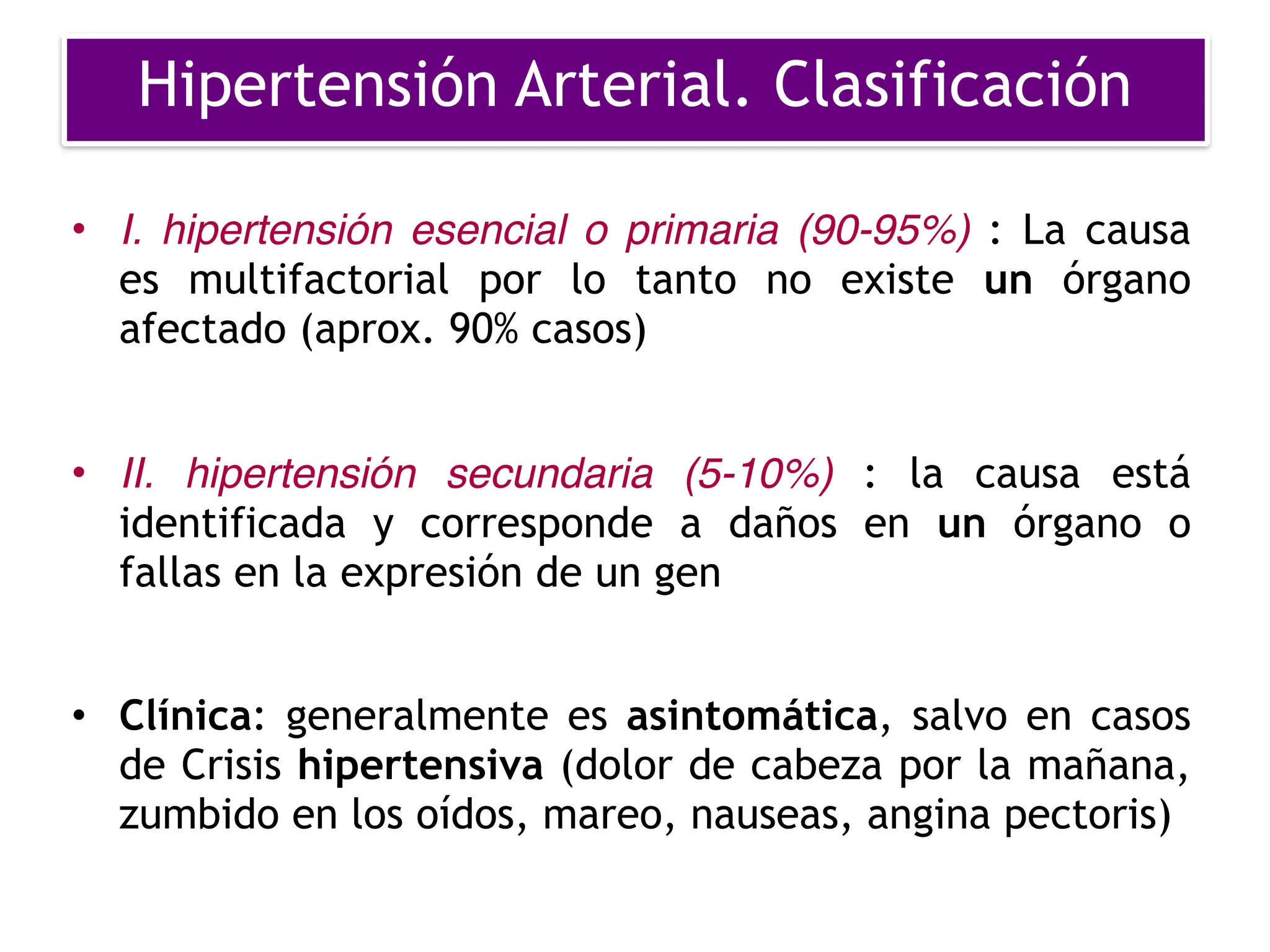 hipertension arterial humana parametros y fisiopatologia | PDF