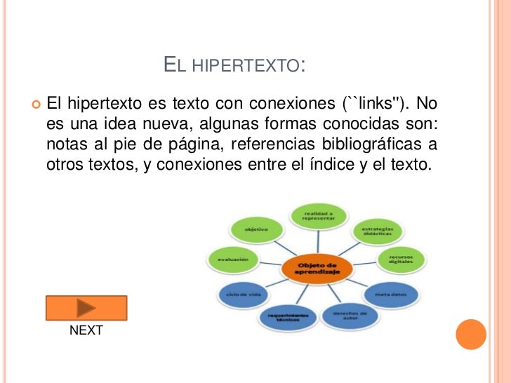 Hipertexto, hipermedia y multimedia