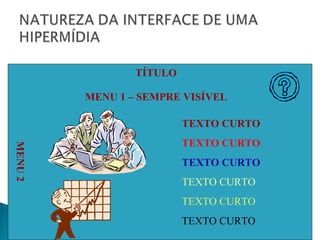TÍTULO MENU 1 – SEMPRE VISÍVEL MENU 2 TEXTO CURTO TEXTO CURTO TEXTO CURTO TEXTO CURTO TEXTO CURTO TEXTO CURTO 