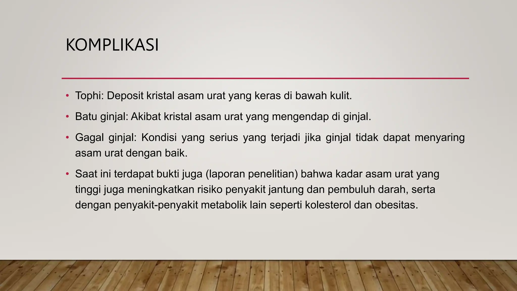 Hiperuricemia (Asam Urat tinggi dalam tubuh).pptx