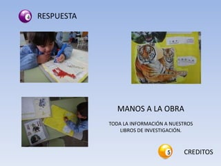 MANOS A LA OBRA
TODA LA INFORMACIÓN A NUESTROS
LIBROS DE INVESTIGACIÓN.
 