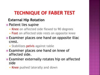 Hip joint clinical Examination power point | PPT