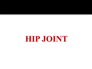 HIP JOINT
 