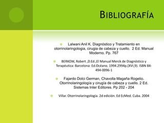 Fármacos ototóxicosAMINOGLUCÓSIDOSVANCOMICINAAFECTAN VESTIBULO Y COCLEAen presencia de insuf.renalVIOMICINAGENTAMICINA YTOBRAMICINAhttp://www.google.com.mx/imgres?imgurl=http://1.bp.blogspot.com/_-Oz8AtlxSf0/THxkXp1wlBI/AAAAAAAAAbo/Q_74YqLtVJc/s1600/paciente_insuficiencia_renal.jpg&imgrefurl=http://enfermeriaug.blogspot.com/2010/08/insuficiencia-renal-aguda-e.html&usg=__5JbjbOEg0cXiKVx3VbMfpnitFA8=&h=250&w=340&sz=18&hl=es&start=0&zoom=1&tbnid=nGd8QTLYwdQSKM:&tbnh=121&tbnw=165&ei=iIFnTem3PM69tgerzoToAw&prev=/images%3Fq%3Dinsuficiencia%2Brenal%26um%3D1%26hl%3Des%26rlz%3D1T4GGLJ_es%26biw%3D1259%26bih%3D551%26tbs%3Disch:1&um=1&itbs=1&iact=rc&dur=625&oei=iIFnTem3PM69tgerzoToAw&page=1&ndsp=21&ved=1t:429,r:19,s:0&tx=115&ty=67POCH BROTO, J.; Otorrinolaringología. BsAs;Madrid: Ed. Medica Panamericana. 2005. 388p.(XVI).ISBN 84-7903-858-6BERKOW, Robert ,D.Ed.;El Manual Merck de Diagnóstico y Terapéutica: Barcelona: Ed.Océano. 1994.2994p.(XVI,9). ISBN 84-494-0096-1