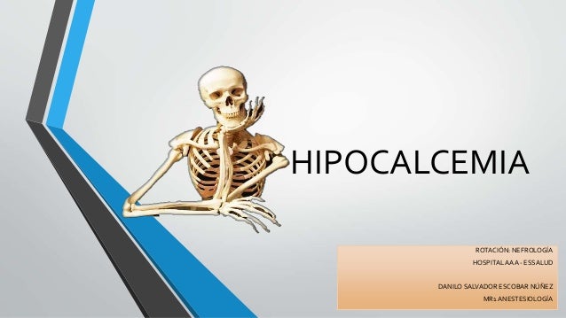 HIPOCALCEMIA