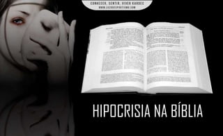 Hipocrisia na bíblia
