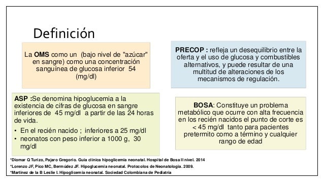 Hipoglicemia neonatal Hipoglicemia neonatal