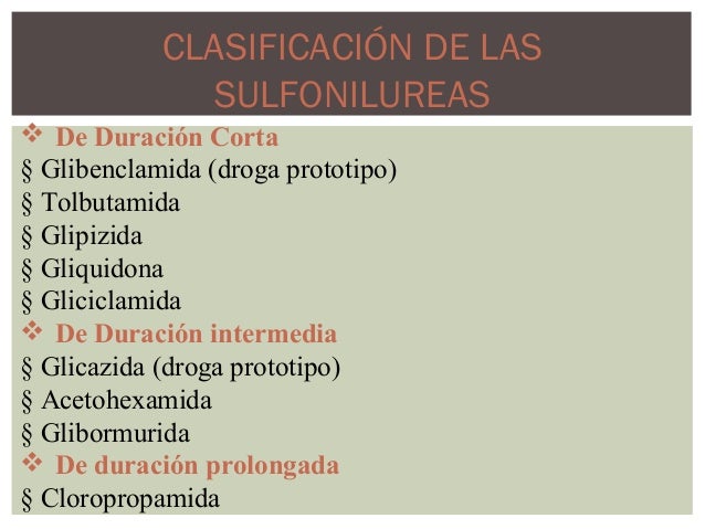 Hipoglicemiantes orales Hipoglicemiantes orales