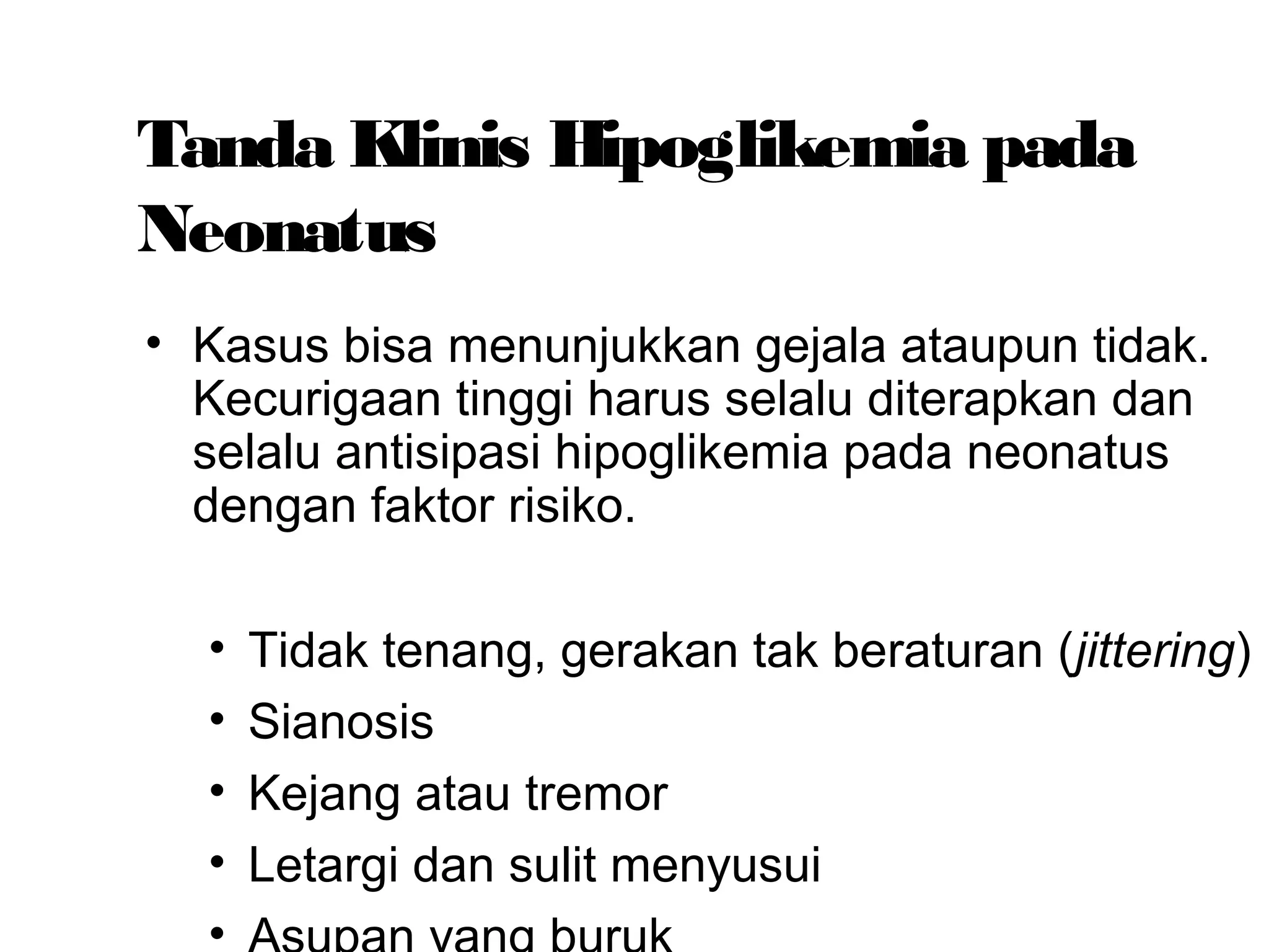 HIPOGLIKEMIA PADA ANAK | PPT