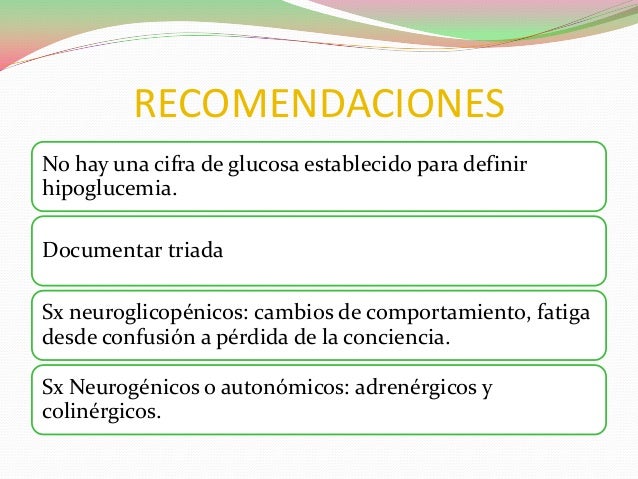 Hipoglucemia Hipoglucemia