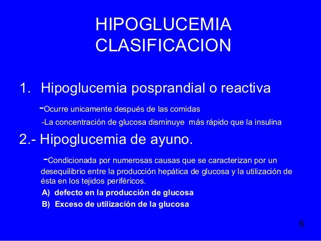 Hipoglucemia