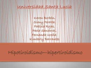Hipotiroidismo—hipertiroidismo
 