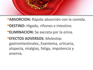 Deunion a acidosBiliAres
• USO ANTERIOR: controlar el prurito en
pacientes con hepatopatía obstructiva
• MECANISMO DE ACCION: Inhibir el regreso de
los ácidos biliares al hígado para que haya un
aumento de la conversión de colesterol en
ácidos biliares.
• Estos disminuyen las lipoproteinas de baja
densidad-colesterol hacia 10-30%
 