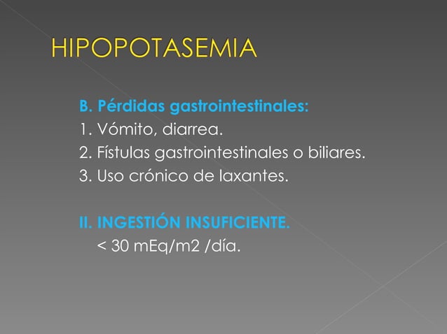Hipopotasemia hiperpotasemia