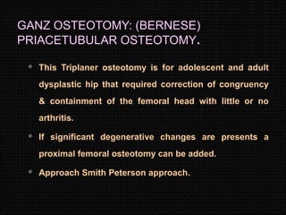 osteotomies around hip | PPT