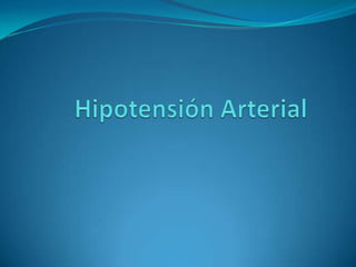 	Hipotensión Arterial 