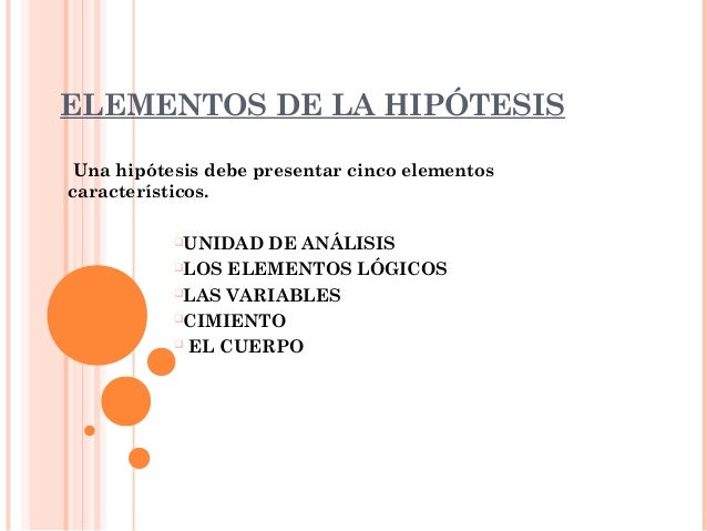 Hipotesis
