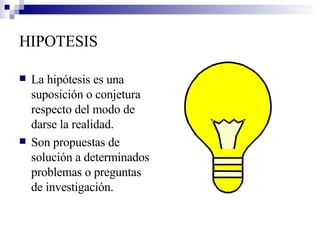 HIPOTESIS ,[object Object],[object Object]