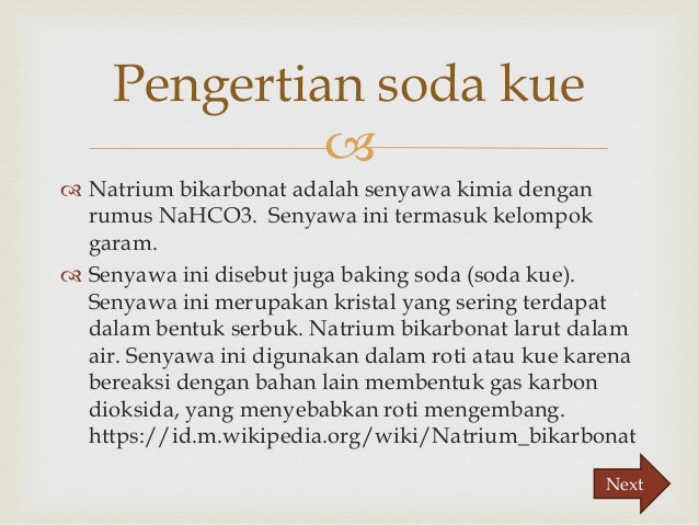 Hipotesis Asam Basa Tentang Air Soda