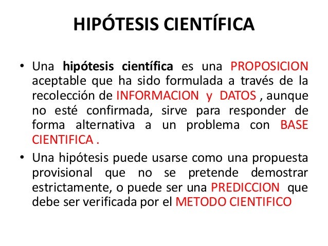Hipotesis y variables 2012