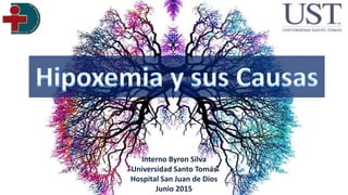 Interno Byron Silva
Universidad Santo Tomás
Hospital San Juan de Dios
Junio 2015
 