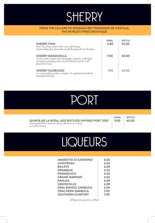 Food Menu at The Hippodrome | PDF