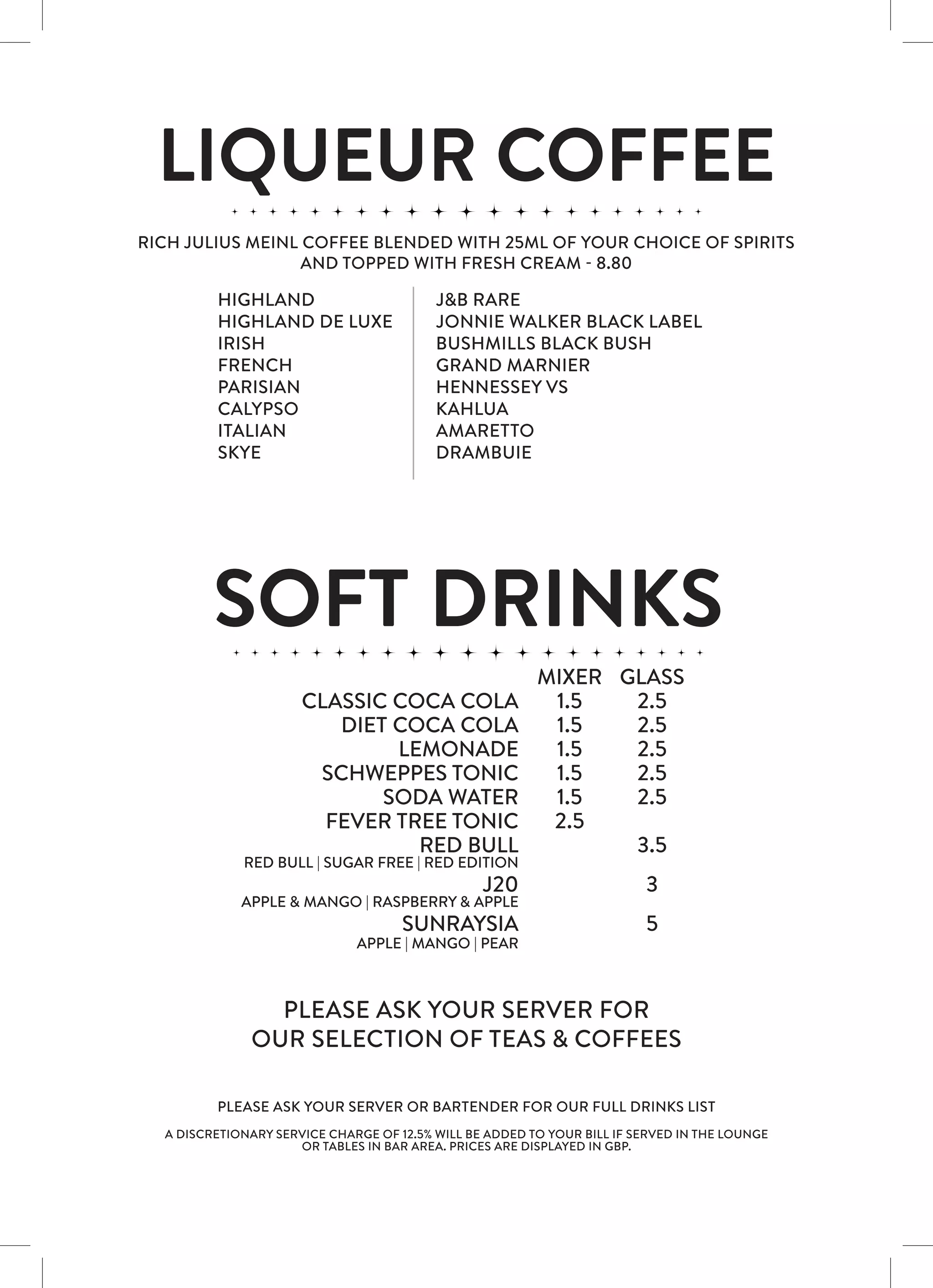 Menu for Cocktails at The Hippodrome | PDF