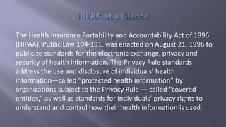 Hipaa Portability Rights Hippa presentation | PPTX