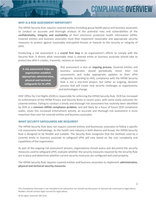 HIPAA Security Risk Assessment | PDF