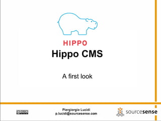 Hippo CMS A first look 