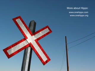 More about Hippo:
      www.onehippo.com
       www.onehippo.org




49
 