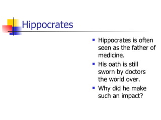 Hippocrates Problem Example Hippocrates | PPT