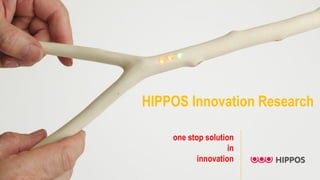 HIPPOS Innovation Research

    one stop solution
                    in
           innovation
 