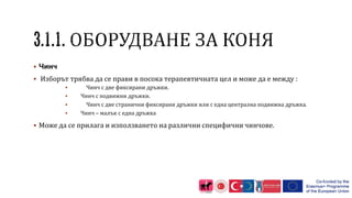  Чинч
 Изборът трябва да се прави в посока терапевтичната цел и може да е между :
 Чинч с две фиксирани дръжки.
 Чинч с подвижни дръжки.
 Чинч с две странични фиксирани дръжки или с една централна подвижна дръжка.
 Чинч – малък с една дръжка
 Може да се прилага и използването на различни специфични чинчове.
 