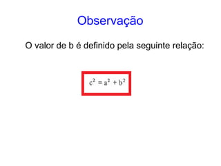 Observação
O valor de b é definido pela seguinte relação:
 